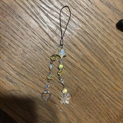 Handmade Dangling Yellow Theme Phone Charm