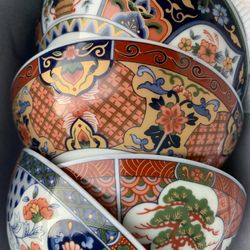 Lote The 4 Japanese Porcelain Rice Bowls