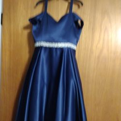 Little Girls Size 8 Navy Blue Dress