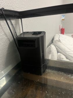 Tank with new filter
