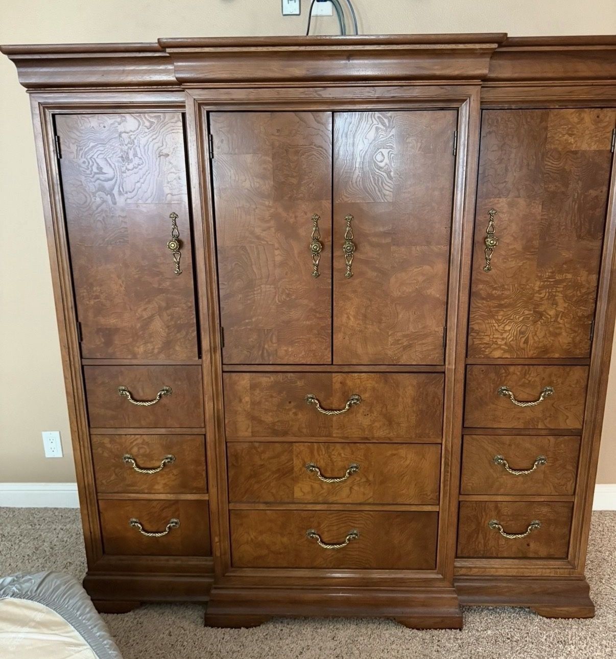 Thomasville Elysee Master Chest / Thomasville Wooden Armoire Cabinet