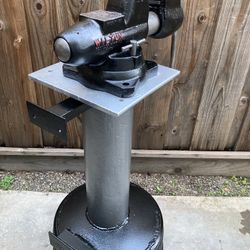 Vise Wilton Bullet 101169 Pipe Jaws With Heavy Stand