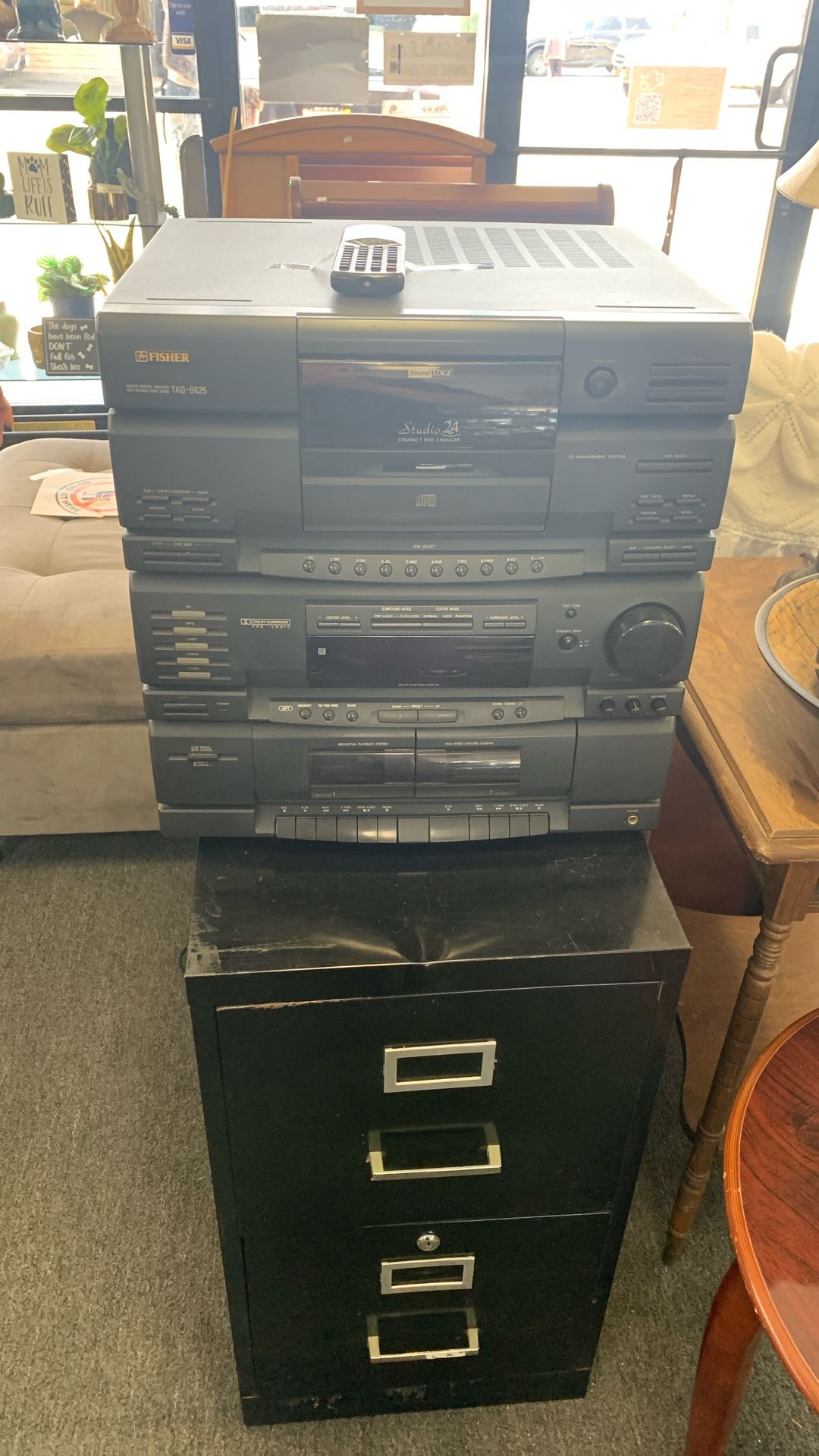 HOUSE STEREO/CD CAROUSEL/DBL CASSETTE