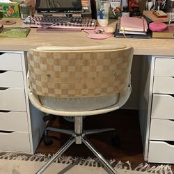 beige leather chair  for sale 