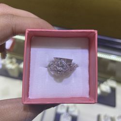 14k Gold Real Diamond Ring Bridal Set With 1ctw Diamonds For A Good Price!!