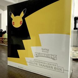 Pokémon Center Celebrations Elite Trainer Box ETB 25th Anniversary SEALED PC