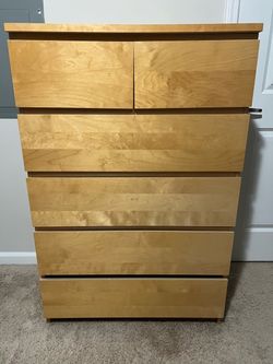 IKEA Malm 6 Drawer Dresser