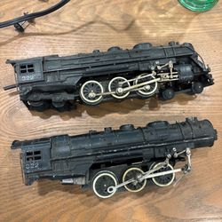 Lot of 2 American Flyer #322 Steam Locomotive Restoration / Parts As Is