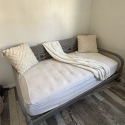 Sofa Frame & Twin Mattress