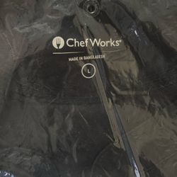 Chef Coat Black Size L 