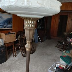 antique parlor lamp Very cool 