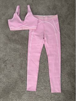 Pink Alo Yoga Set Womens (Medium)