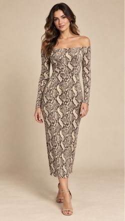 Pencil long dress