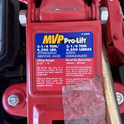 MVP Pro‑Lift F‑388 2‑1/4 Ton Hydraulic Service Jack
