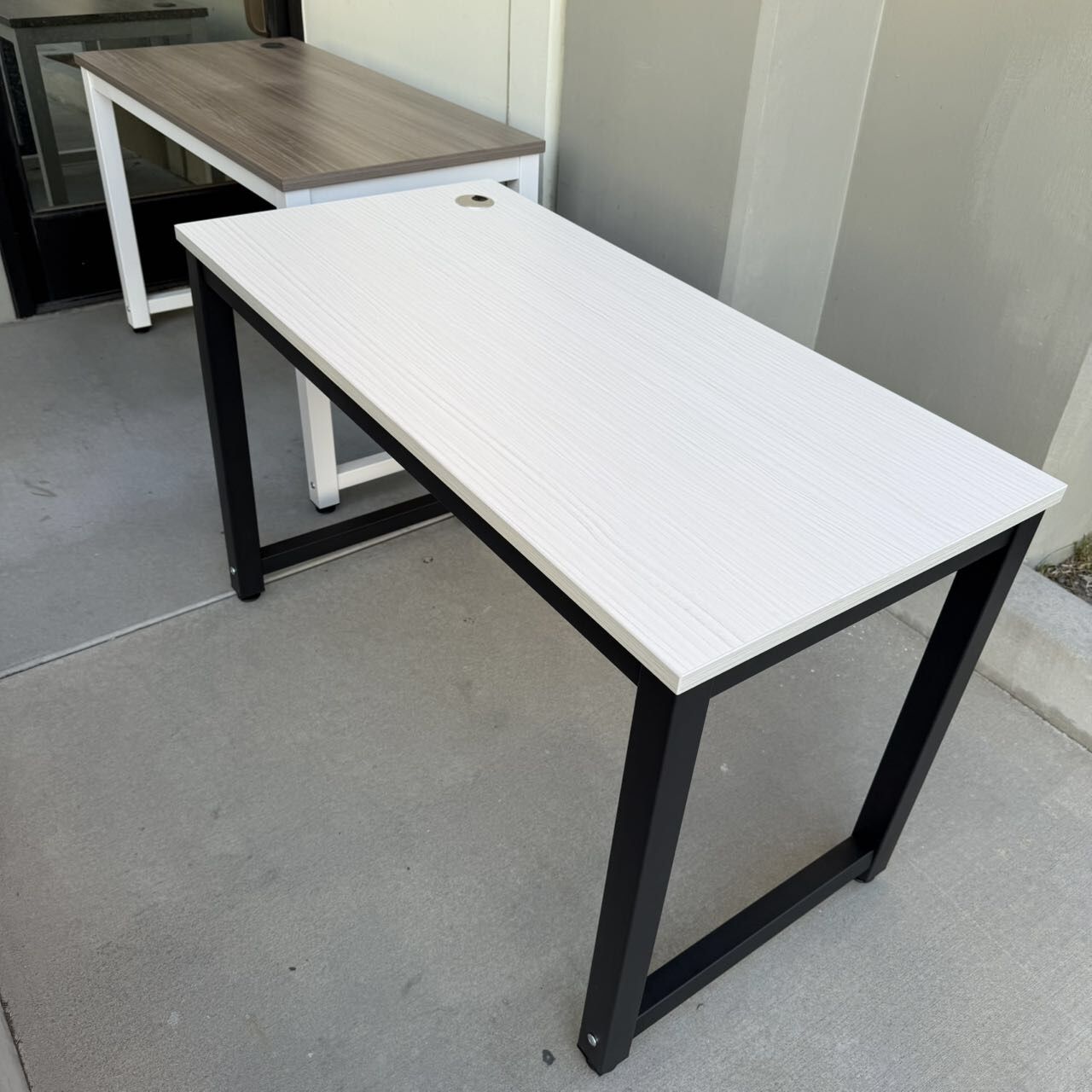 New In Box $100 Each Commercial Grade 47x24x30 Inch Tall Office Computer Desk Modern Contemporary Style Table