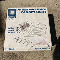 New In Box 70 Watt Canopy Light. 
