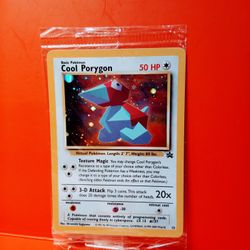 POKEMON CARD PROMO SEALED COOL PORYGON HOLOGRAPHIC 