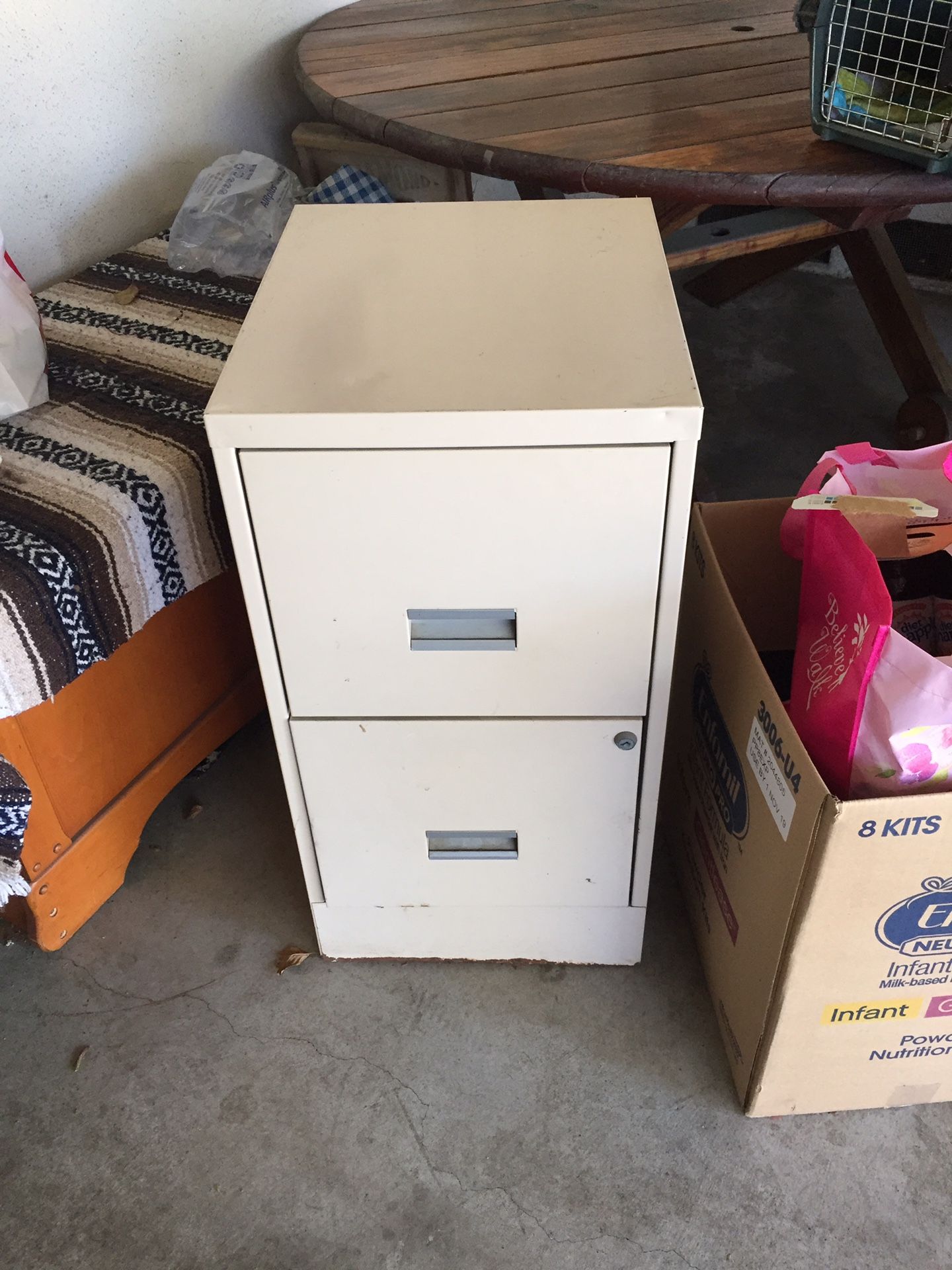 2 drawer file cabinet