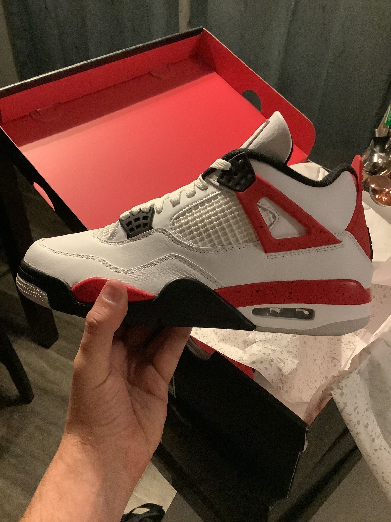 Jordan 4 Red Cement