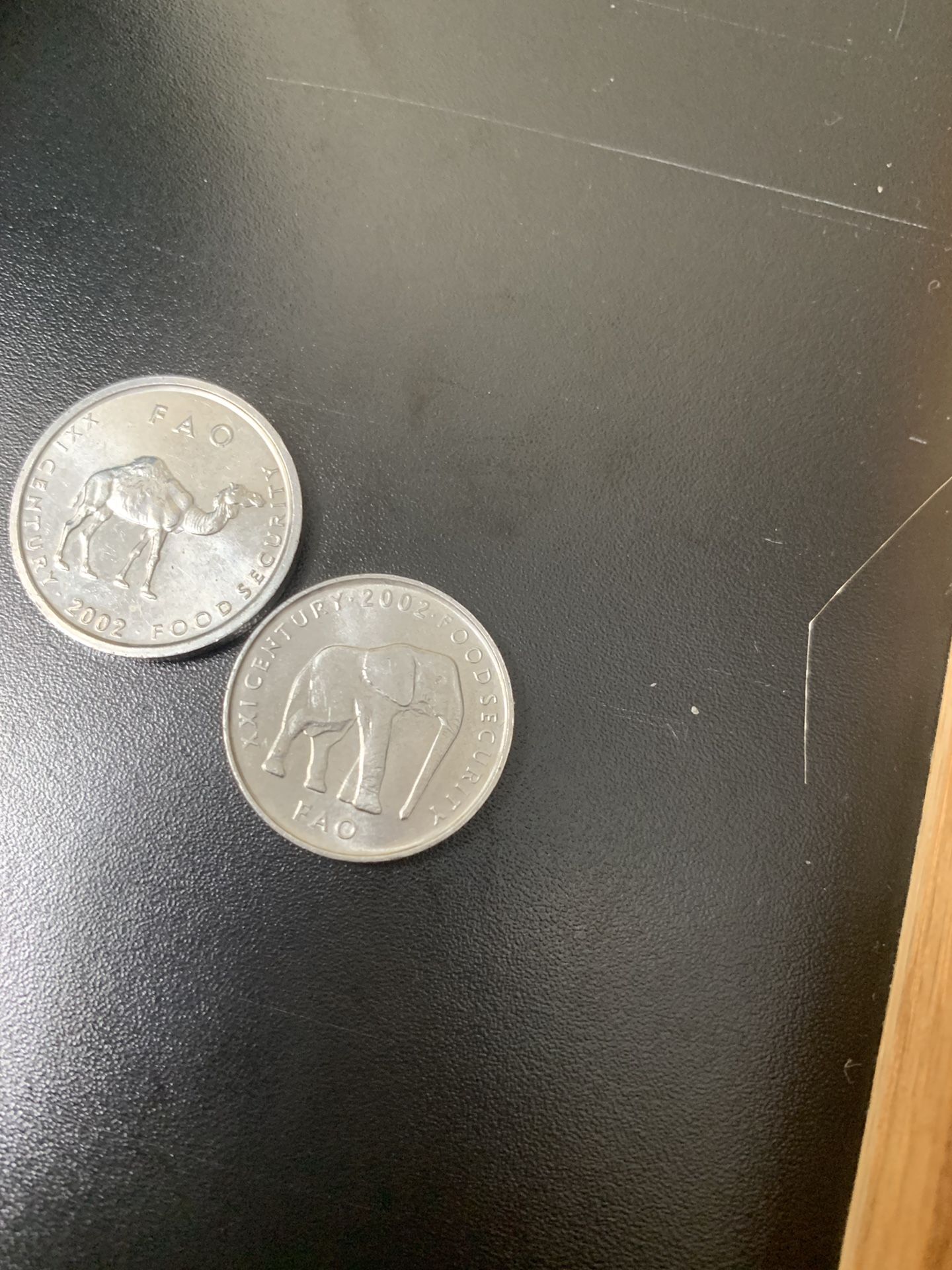 2 Republic Of Somalia Coins 5 & 10 Shillings