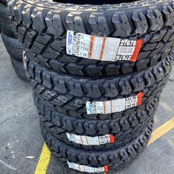 SET OF FOUR TIRES LT 245/70/16 COOPER DISCOVERER S/T