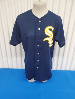 VINTAGE 1980's CHICAGO WHITE SOX (Wilson Brand) Jersey Size Medium EXCELLENT CONDITION Rare Colorway Navy Blue & Yellow.