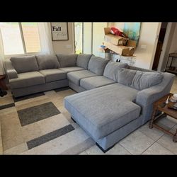 Grey Sectional Couch 