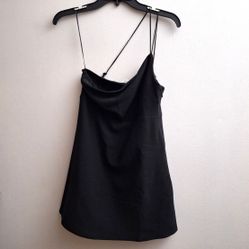 Abercrombie and Fitch Black Scrappy, Mini  Dress / Skort Petite Medium