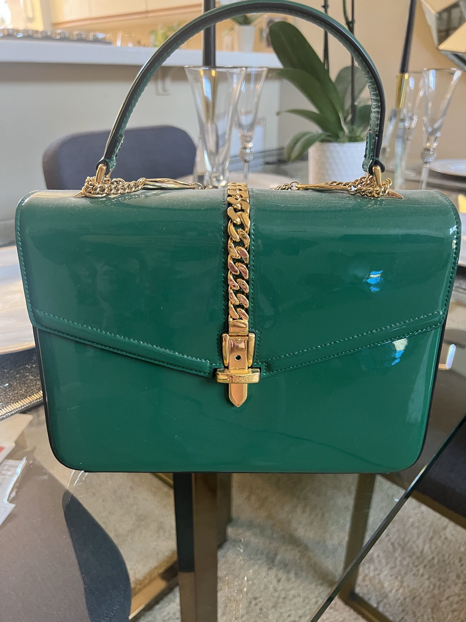 Gorgeous Green Gucci Sylvie Bag 