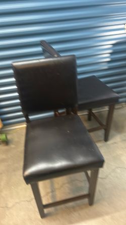 2 brown chairs $5 for both