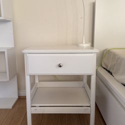 White IKEA Nightstand 