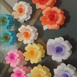 6 Sets of Pretty Flower Hair Claw/Clips