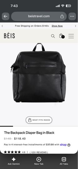 Beis Diaper Bag