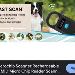 Pet Microchip Detector.. Scan's Identity Chips In All Animals