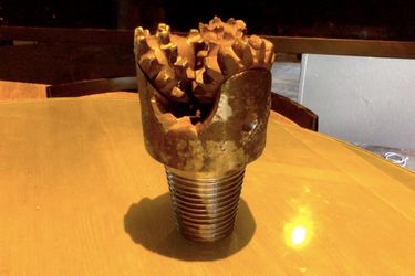 Clean Tri-Cone Roller Drill Bit – 2-3/8" API Regular – Industrial Decor & Collectible