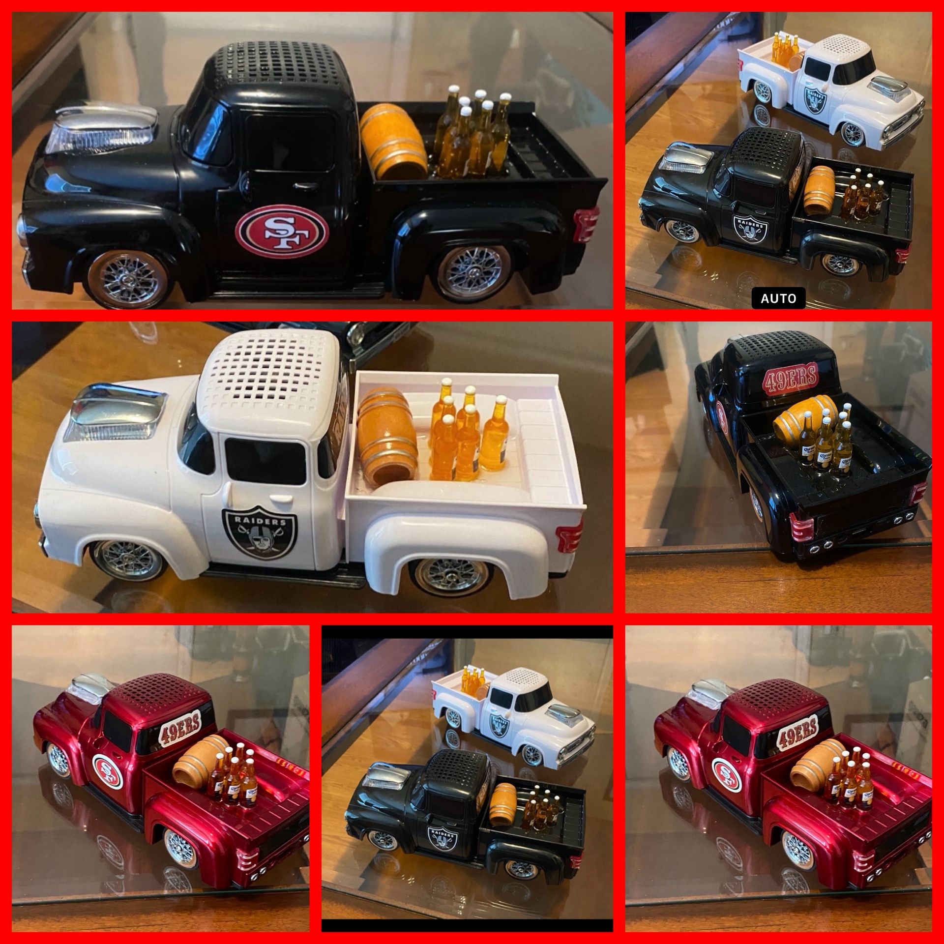 Brand New Customized Niners Bluetooth speaker trucks $80 each