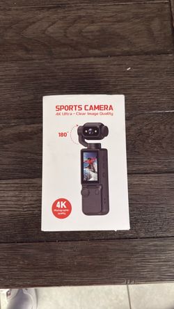 4K Sports Camera with 180° Rotation