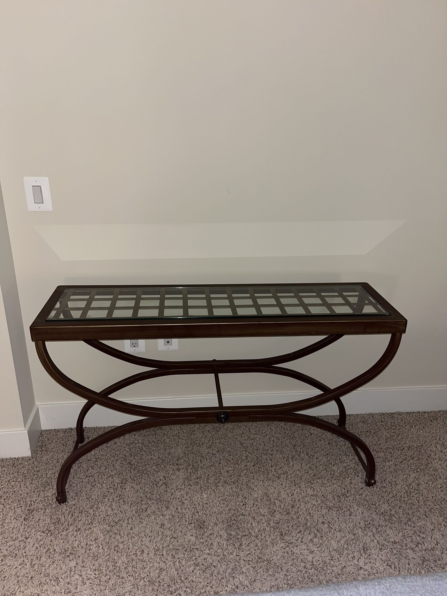 Wooden Glass Table