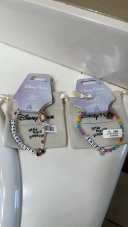 Disneyland little projects bracelets new Mickey set of 2