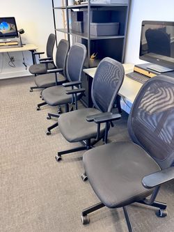 IKEA FLINTAN Office Chair – Black Mesh – 5 Avail (prefer to sell as set)