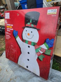 8ft snowmen New in Box