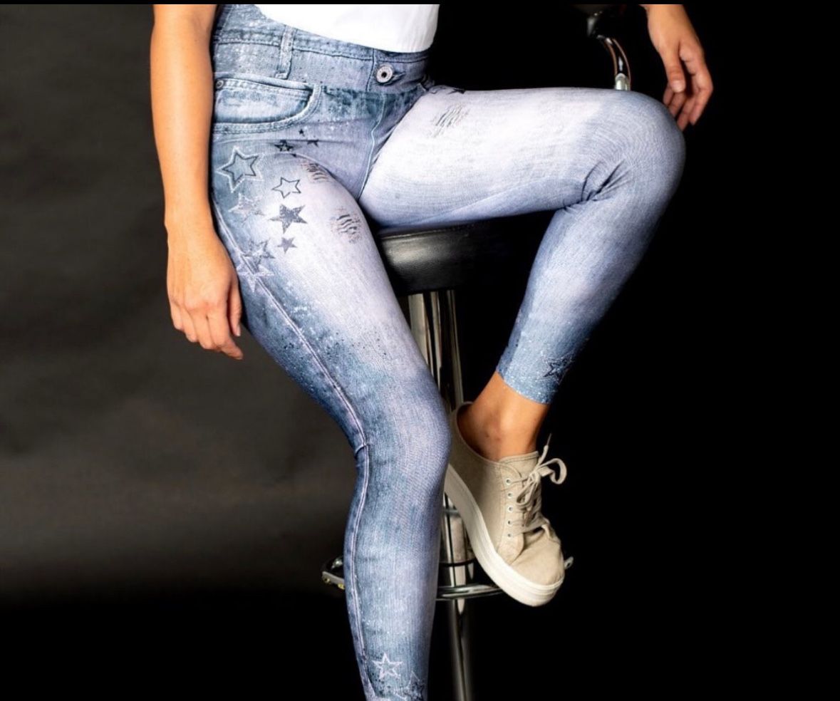 Leggings One Size Denim Style
