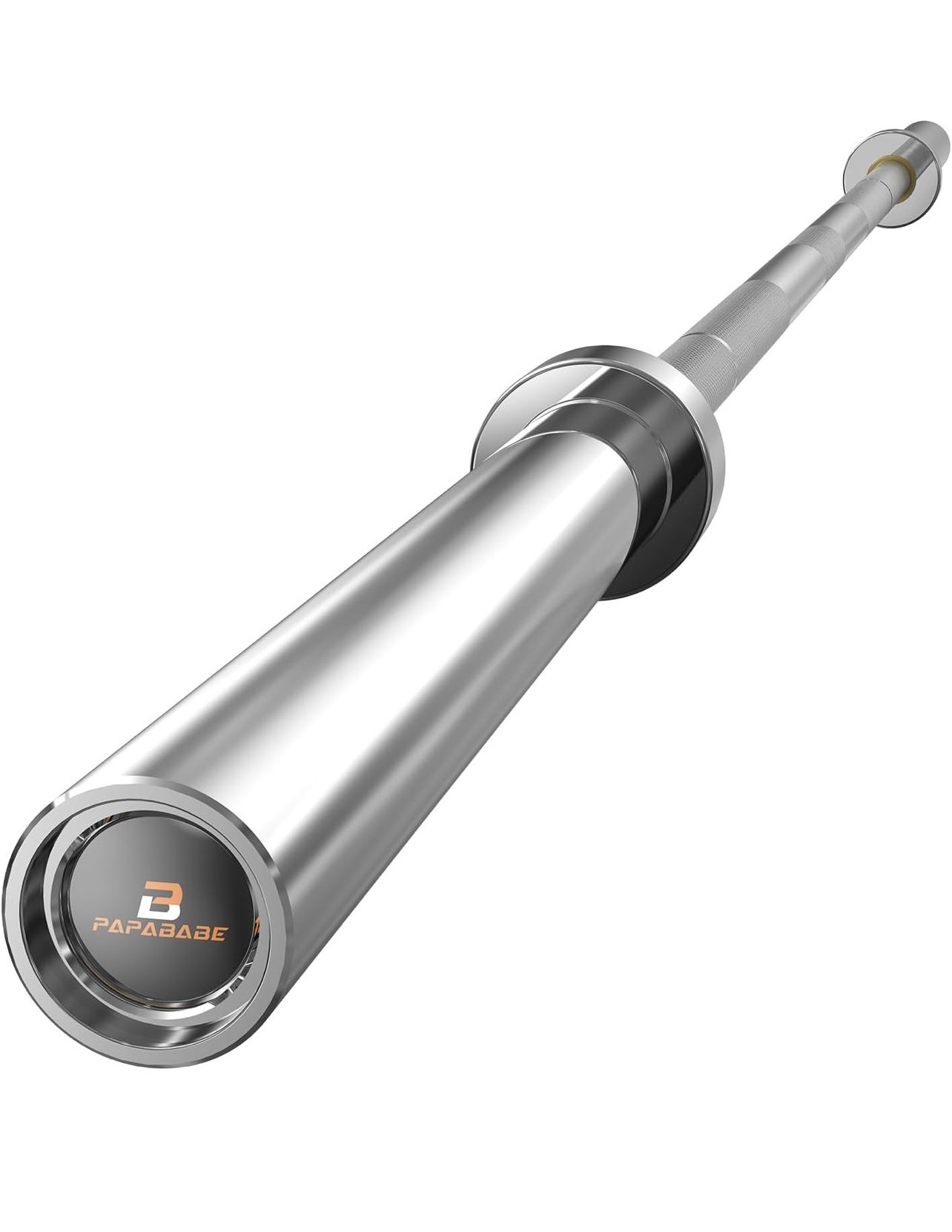 Olympic Barbell, 2-inch 45lb 7ft/35lb 6.5ft Weight Bar for Strength Training. 1000lb/1200lb Plus Capacity, Chrome/Zinc Plating