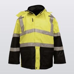 2 New OccuNomix | Engineered Tough Safety Gear - Insulated Black Bottom Parka