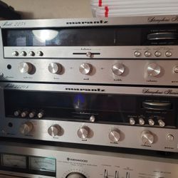 2 Vintage Marantz Silverface Receivers Pickup In Oakdale 