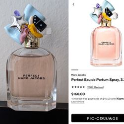 MJ Perfect 100ml womens perfume, like new, no box ($177 @ Macys)