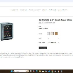 New Wine Captain Dual Zone 43 Bottle 