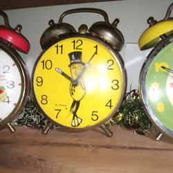 Mr Peanut Alarm Clock 1930s