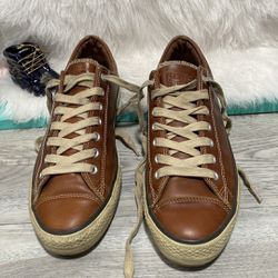 Converse All Stars Brown Leather Tops size 11.5 men 13.5 women for Sale in Dearborn, - OfferUp