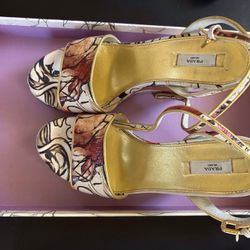DESIGNER SHOE BUNDLE - SOLD AS A SET ONLY **Prada And Christian Louboutin **